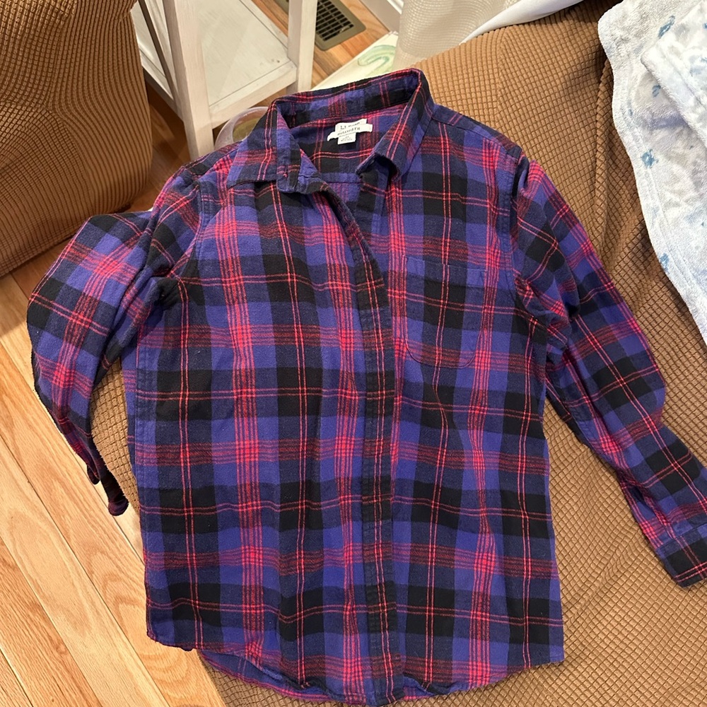 L.L.Bean Women’s Flannel Size Medium